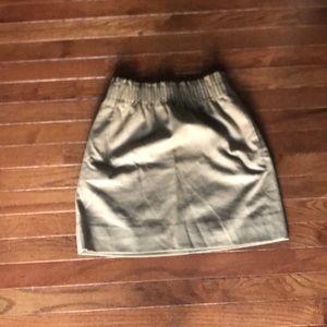 Like New JCrew Paper Bag Mini Skirt